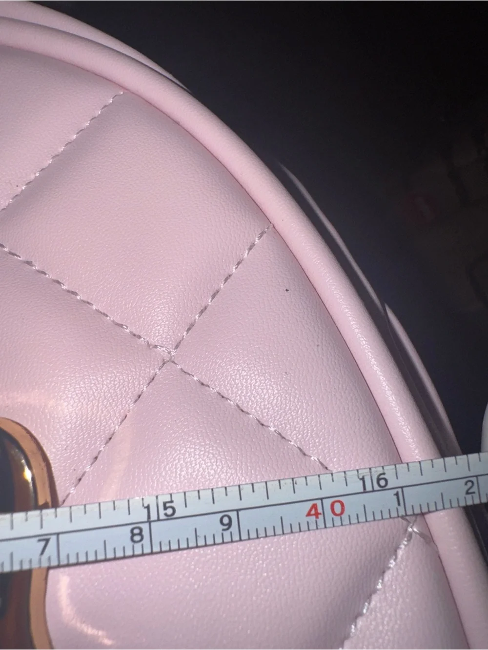 New Large Juicy Couture Light Pink Quilted Backpack with Bows 16 length 13 widt